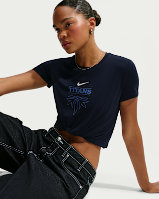 Женская футболка Tennessee Titans Rivalries Collection One Classic Twist Nike Dri-FIT NFL