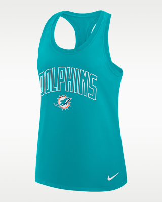 Женские  Miami Dolphins Primetime Nike Dri-FIT NFL Racerback Tank Top