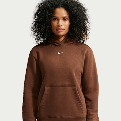 Nike Studio Fleece Orta Kalınlıkta Kapüşonlu Kadın Sweatshirt'ü görsel 3