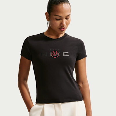 Женские футболки Nike Sportswear Chill Knit Women's Mod-Cropped T-Shirt