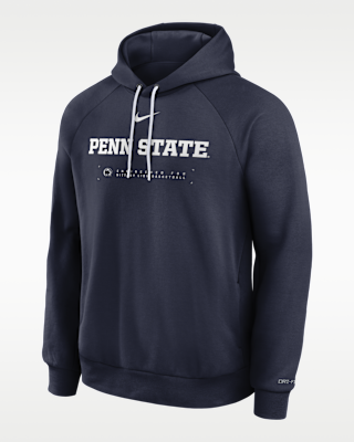 Мужское худи Penn State Courtside Basketball Practice Nike Dri-FIT Pullover Hoodie для баскетбола