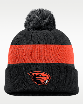 Женские  Oregon State Beavers Peak Nike Basketball College Cuffed Pom Beanie для баскетбола