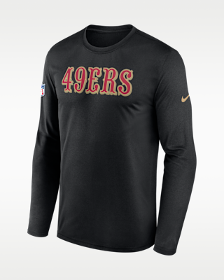 Мужская футболка San Francisco 49ers Rivalries Collection Sideline Legend Nike Dri-FIT NFL Long-Sleeve