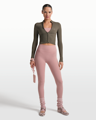 Veste courte à zip NikeSKIMS Ribbed Seamless pour femme