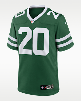 Мужские джерси Breece Hall New York Jets Nike NFL Game Football Jersey для футбола