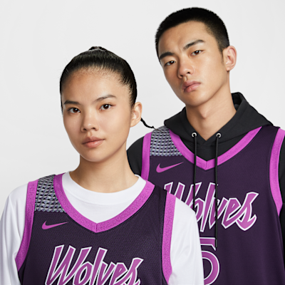 Jersey Nike de la NBA Swingman para hombre de Anthony Edwards de los Minnesota Timberwolves City Edition