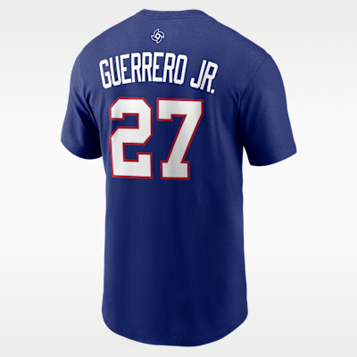 Playera Nike para hombre Vladimir Guerrero Jr. Dominican Republic National Baseball Team 2026 World Baseball Classic