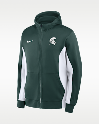 Мужская куртка Michigan State Courtside Nike Dri-FIT College Full-Zip