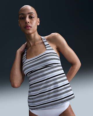 Женские  Nike Swim Square-Neck Tankini