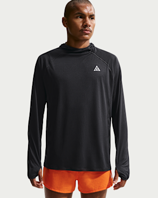 Мужские  Nike ACG "Solar Chase" Dri-FIT UV Protection Hooded Trail Top для бега