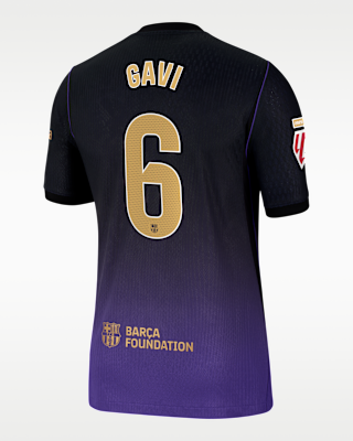 Мужские джерси Gavi Barcelona 2026/27 Match Away Kobe Nike Aero-FIT Soccer Jersey