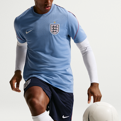 Nike İngiltere Strike Nike Dri-FIT Kısa Kollu Erkek Futbol Üstü görsel 3