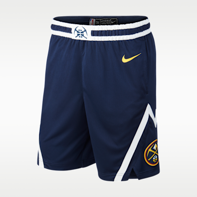 Shorts Nike NBA Swingman para hombre Denver Nuggets Icon Edition