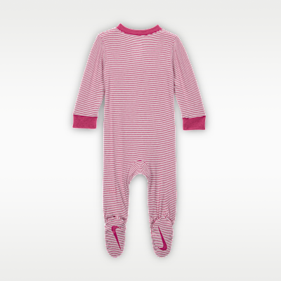 Nike Baby (0-9M) Striped Footed Coverall