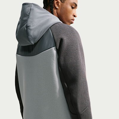 Nike Tech Fleece Windrunner Tam Boy Fermuarlı Erkek Ceketi görsel 2