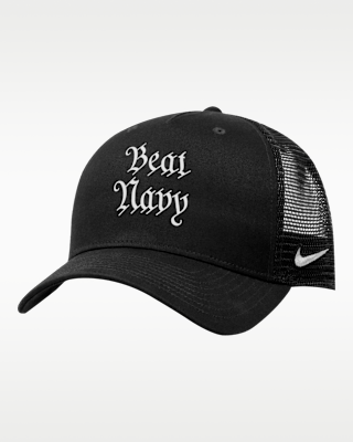Army Rivalry Collection Beat Navy Rise Men's Nike College Trucker Adjustable Hat