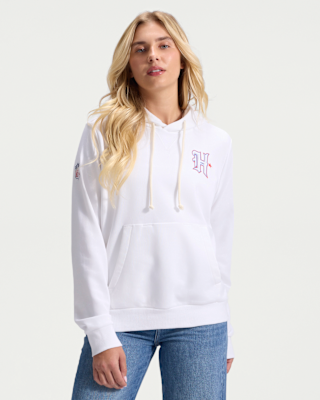 Женское худи Houston Texans Rivalries Collection Sideline Nike Dri-FIT NFL Pullover Hoodie