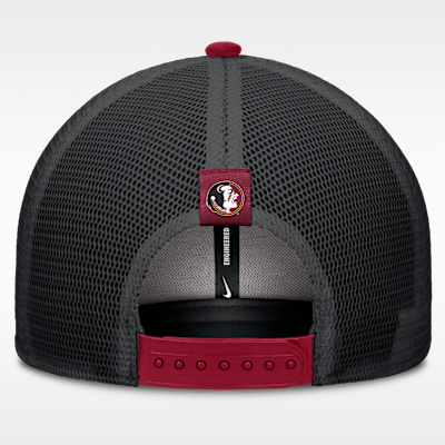 Florida State Legacy Arch Rise Men's Nike Dri-FIT College Trucker Adjustable Hat