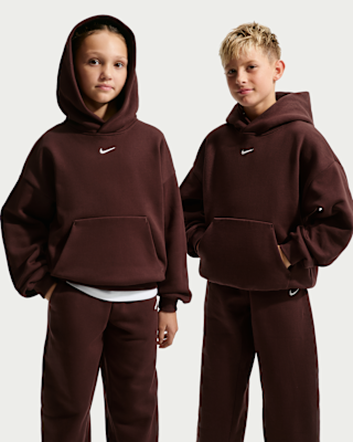 Детское худи Nike Solo Swoosh Big Kids' Fleece Pullover Hoodie