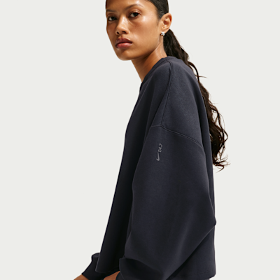 Nike 24.7 ImpossiblySoft Dri-FIT Bol Kesimli Crew Yakalı Kadın Üstü görsel 3