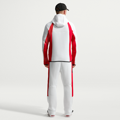 Nike Tech Renk Bloklu Açık Paçalı Fleece Erkek Eşofman Altı görsel 5