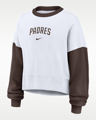 Женские  San Diego Padres Primary Nike MLB Pullover Crew