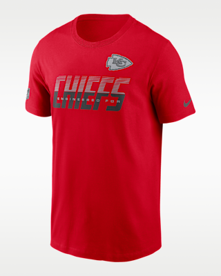 Мужская футболка Kansas City Chiefs Sideline Team Issue Nike Dri-FIT NFL