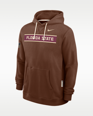 Мужское худи Florida State 2026 Military Appreciation Standard Issue Nike Dri-FIT College Pullover Hoodie