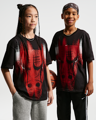 Детская футболка Chicago Bulls Nike Edge 26 Big Kids' Short-Sleeve
