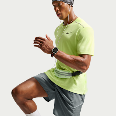 Nike Miler Dri-FIT 2'si 1 Arada 18 cm Erkek Koşu Şortu görsel 4