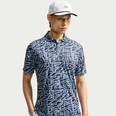 Поло мужское Nike Dri-FIT Tartan Camo Print Golf Polo