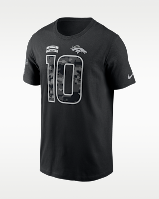 Мужская футболка Bo Nix Denver Broncos Salute to Service Nike NFL
