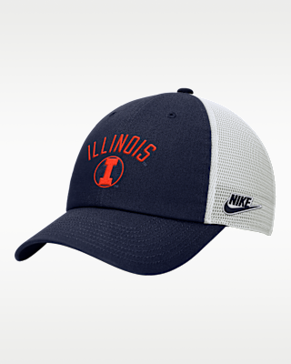 Женская кепка Nike College (Illinois) Unstructured Trucker Cap