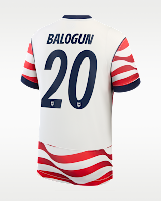 Мужские джерси Folarin Balogun USMNT 2026 Stadium Home Nike Dri-FIT Soccer Jersey