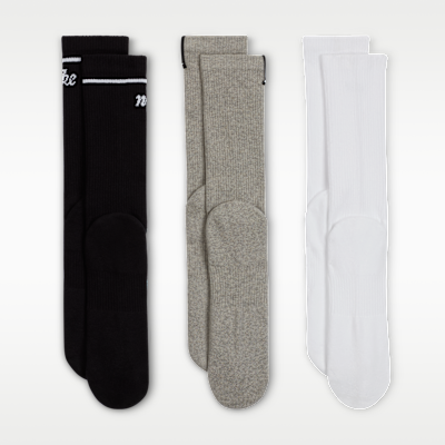 Nike Everyday Plus Cushioned Crew Socks (3 Pairs)