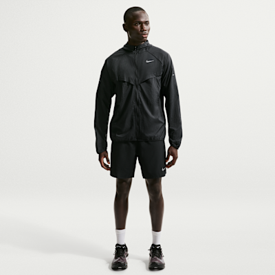 Nike Stride Repel UV Erkek Koşu Ceketi görsel 4