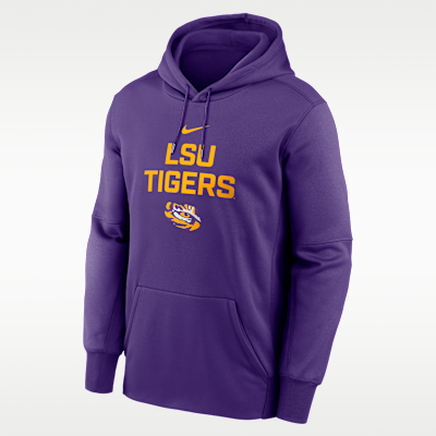 LSU Team Stacked Men’s Nike Therma College Pullover Hoodie