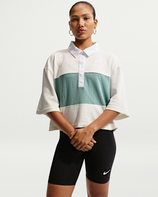 Nike Sportswear Women's Oversized Short-Sleeve Polo Top