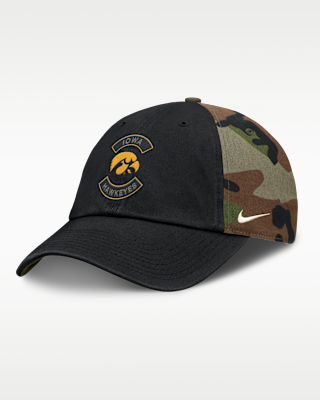 Мужские  Iowa 2025 Military Appreciation Club Nike College Adjustable Hat