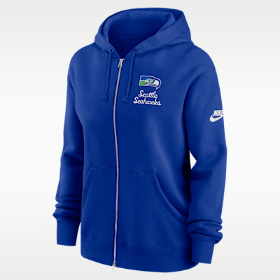 Seattle Seahawks Phoenix Rewind Women's Nike NFL Full-Zip Hoodie