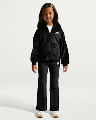Детские тайтсы Nike Little Kids' 2-Piece Velour Flared Leggings Set