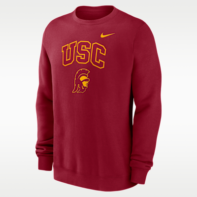 USC Arch Men's Nike College Pullover Crew