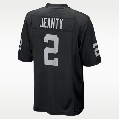Jersey Nike de la NFL Game para niños talla grande Ashton Jeanty Las Vegas Raiders 2025 NFL Draft First Round Pick
