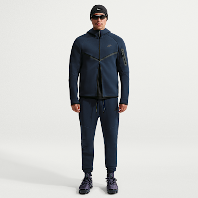Nike Tech Fleece Windrunner Tam Boy Fermuarlı Erkek Ceketi görsel 4