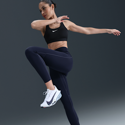 Nike Tempo Yüksek Belli Bilek Üstü Kadın Koşu Taytı görsel 5