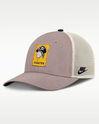 Мужские Pittsburgh Pirates Cooperstown Rise Nike MLB Adjustable Trucker Hat