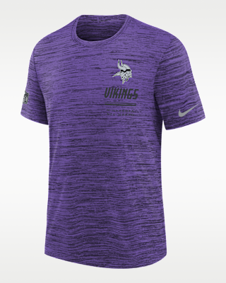 Детская футболка Minnesota Vikings Sideline Team Issue Velocity Big Kids' Nike Dri-FIT NFL