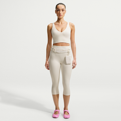Женские леггинсы Nike NikeSKIMS Matte Women's High-Waisted Cropped 17" Leggings