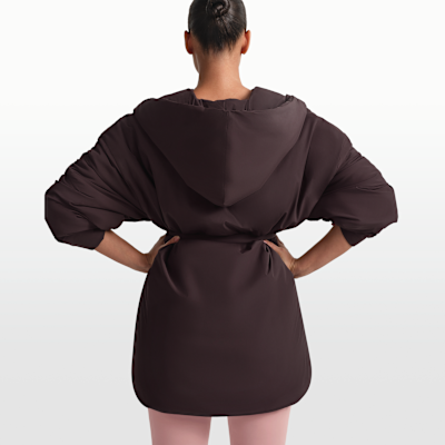 NikeSKIMS Woven Nylon Women's Wrap Coat