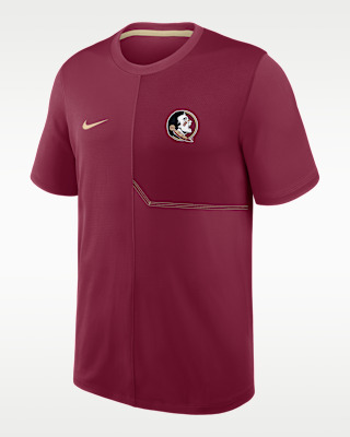 Мужские Florida State Sideline Coach Nike Dri-FIT College Top